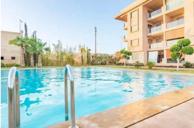 Appartement Luxueux A La Residence Coralia Marrakesz Apartament